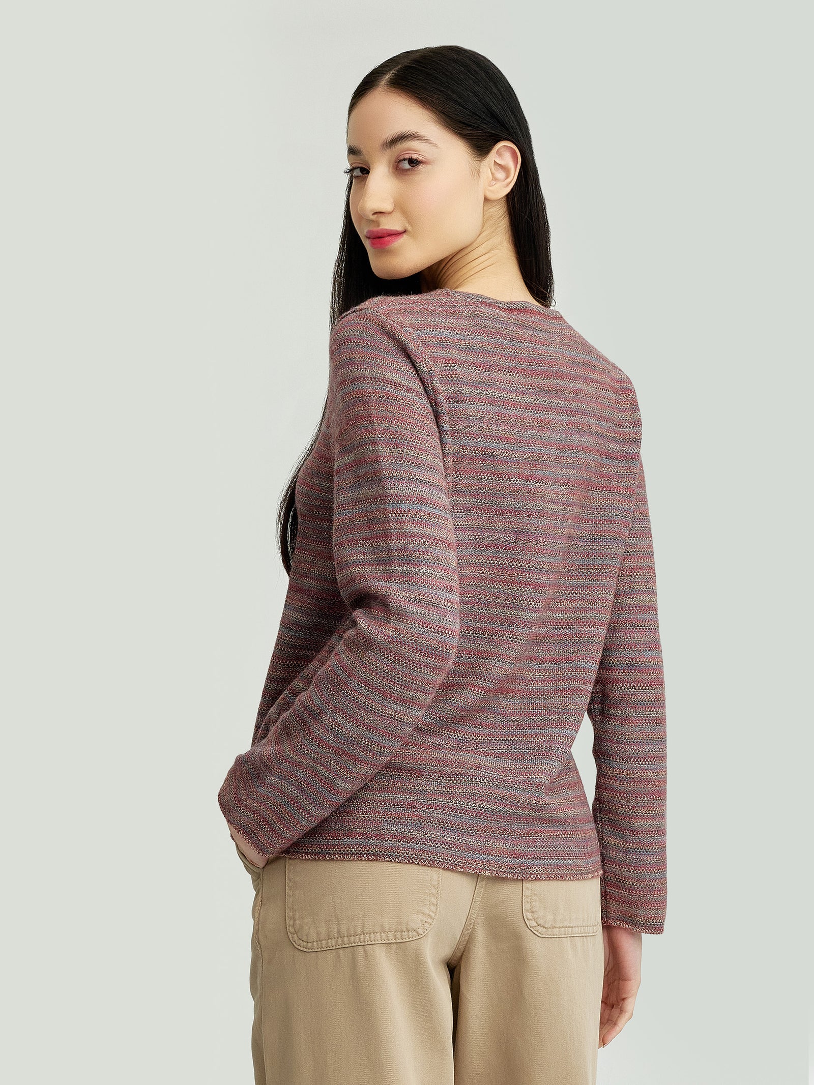 Yudith Suéter de Baby Alpaca Color Rojo