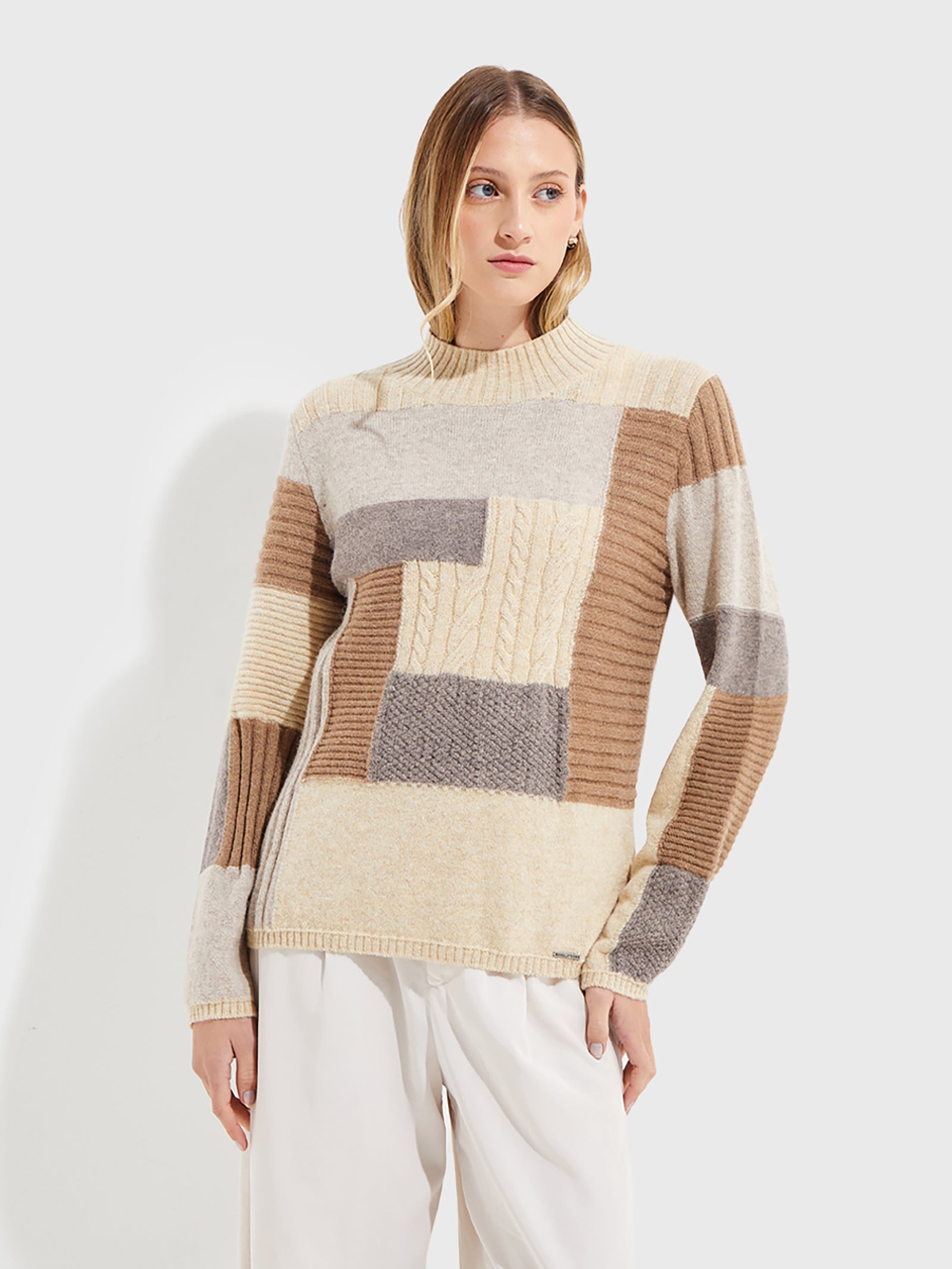 Suéter Ysrael de Baby Alpaca Color Beige