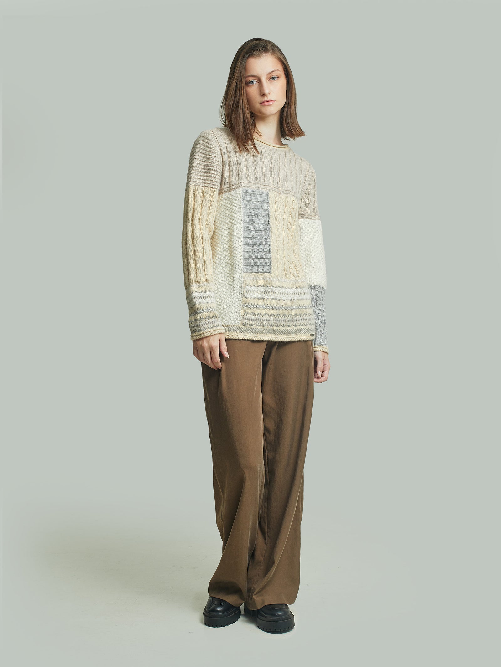 Yourself Sweater Baby Alpaca Color Beige