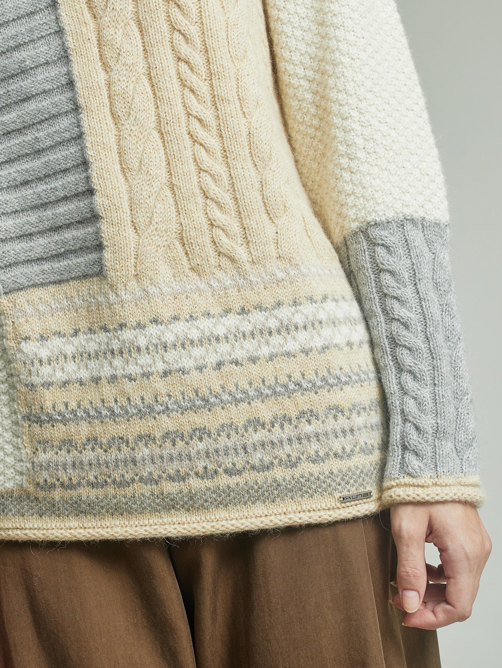 Yourself Sweater Baby Alpaca Color Beige