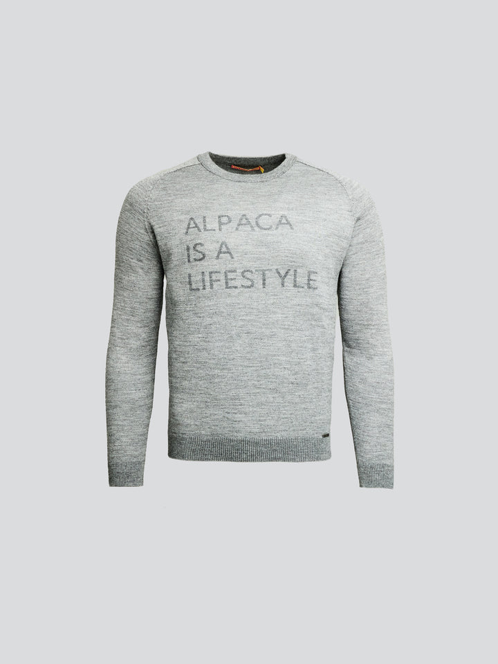 Suéter Yours Bebé Alpaca Color Gris