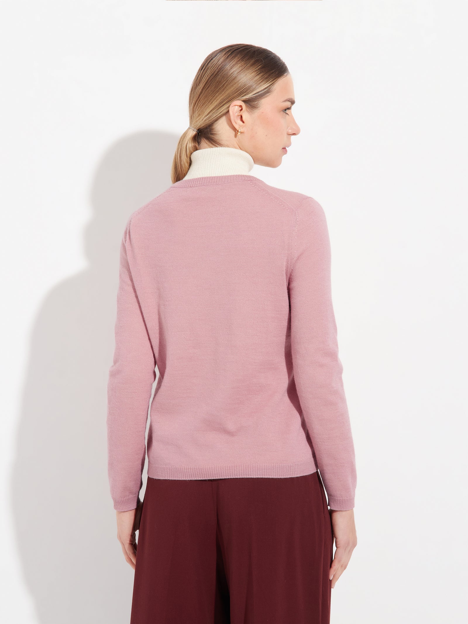 Anya Sweater Baby Alpaca Color Pink