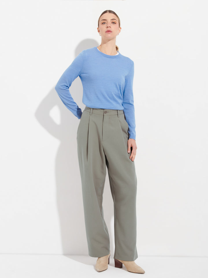 Suéter Anya Baby Alpaca Color Azul Claro