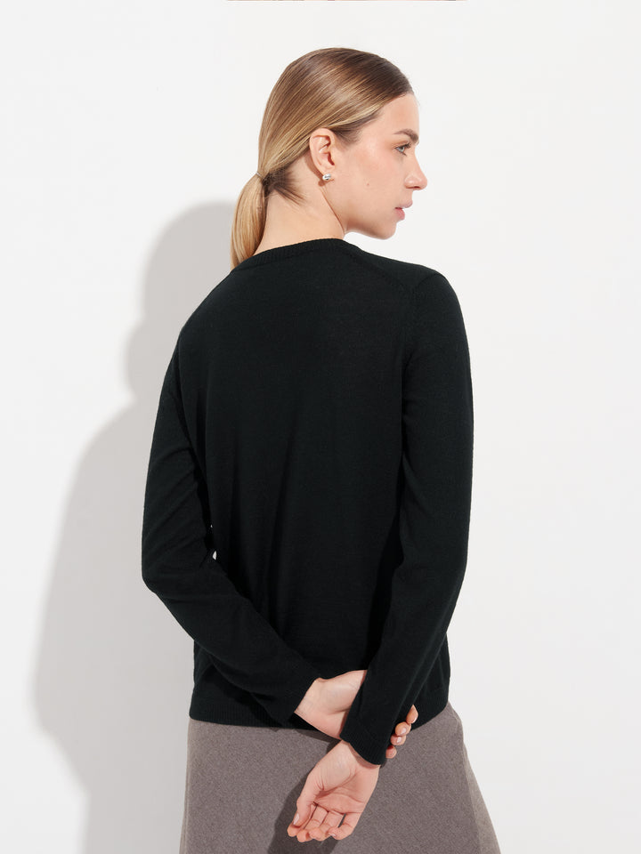 Sudadera Anya Alpaca Bebé Color Negro