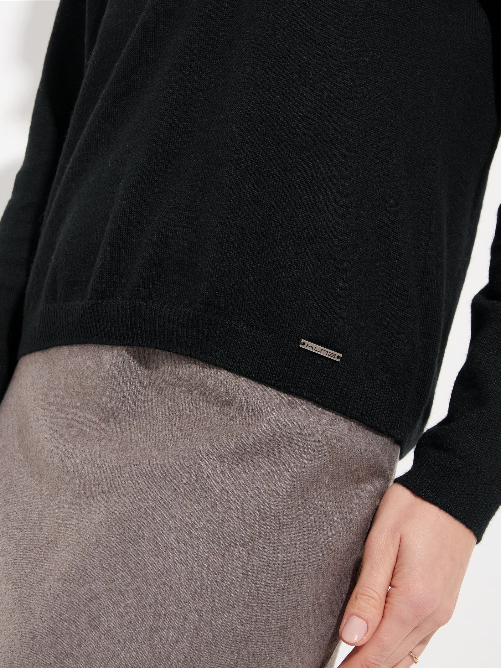 Sudadera Anya Alpaca Bebé Color Negro