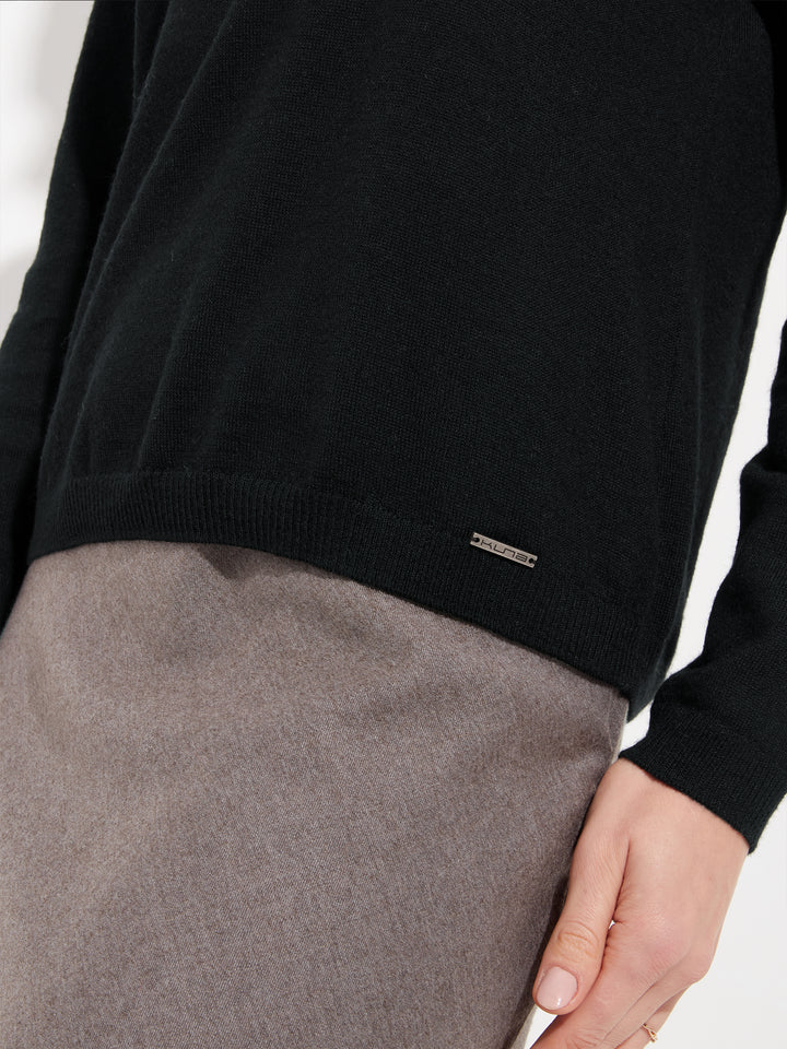 Sudadera Anya Alpaca Bebé Color Negro