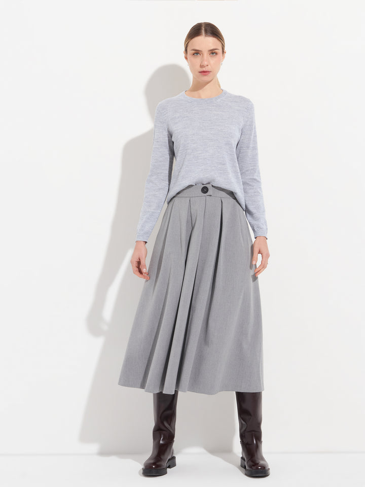 Suéter Anya Baby Alpaca Color Gris