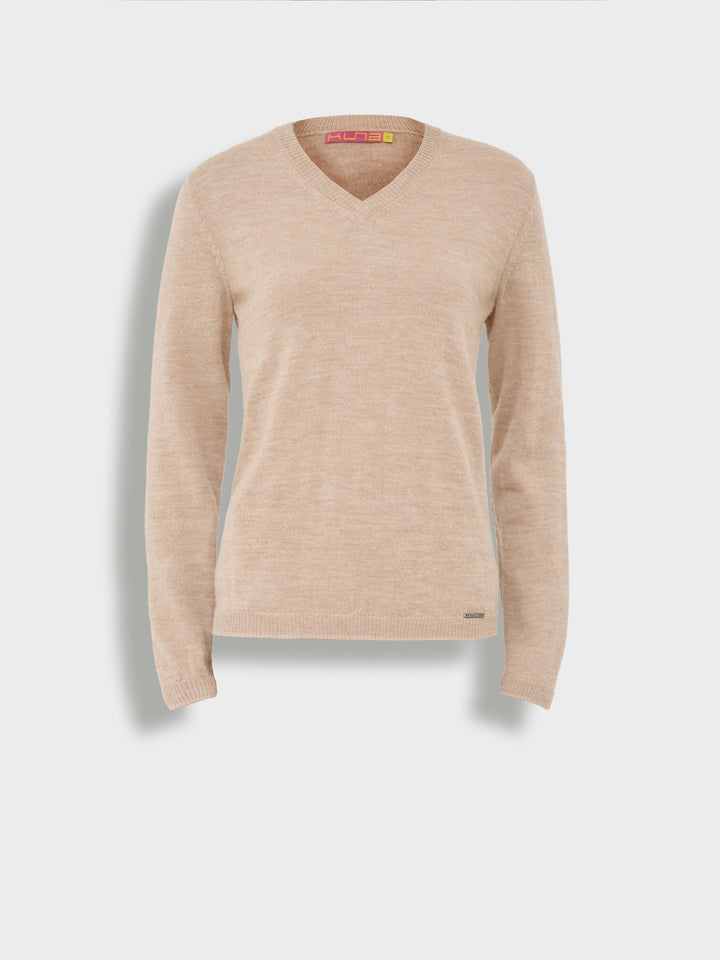 Suéter Abril Baby Alpaca Color Beige
