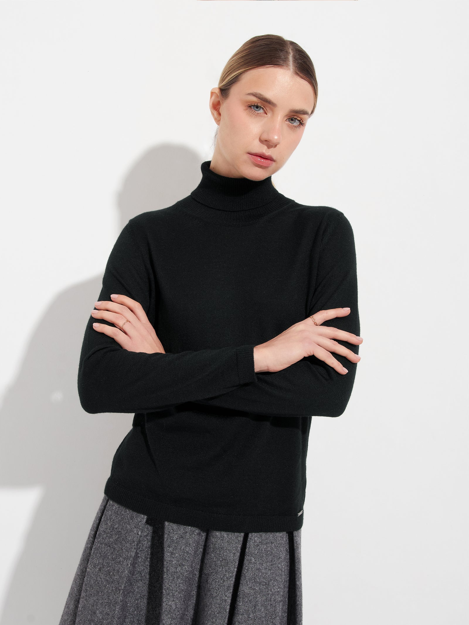 Jersey de alpaca Amber negro
