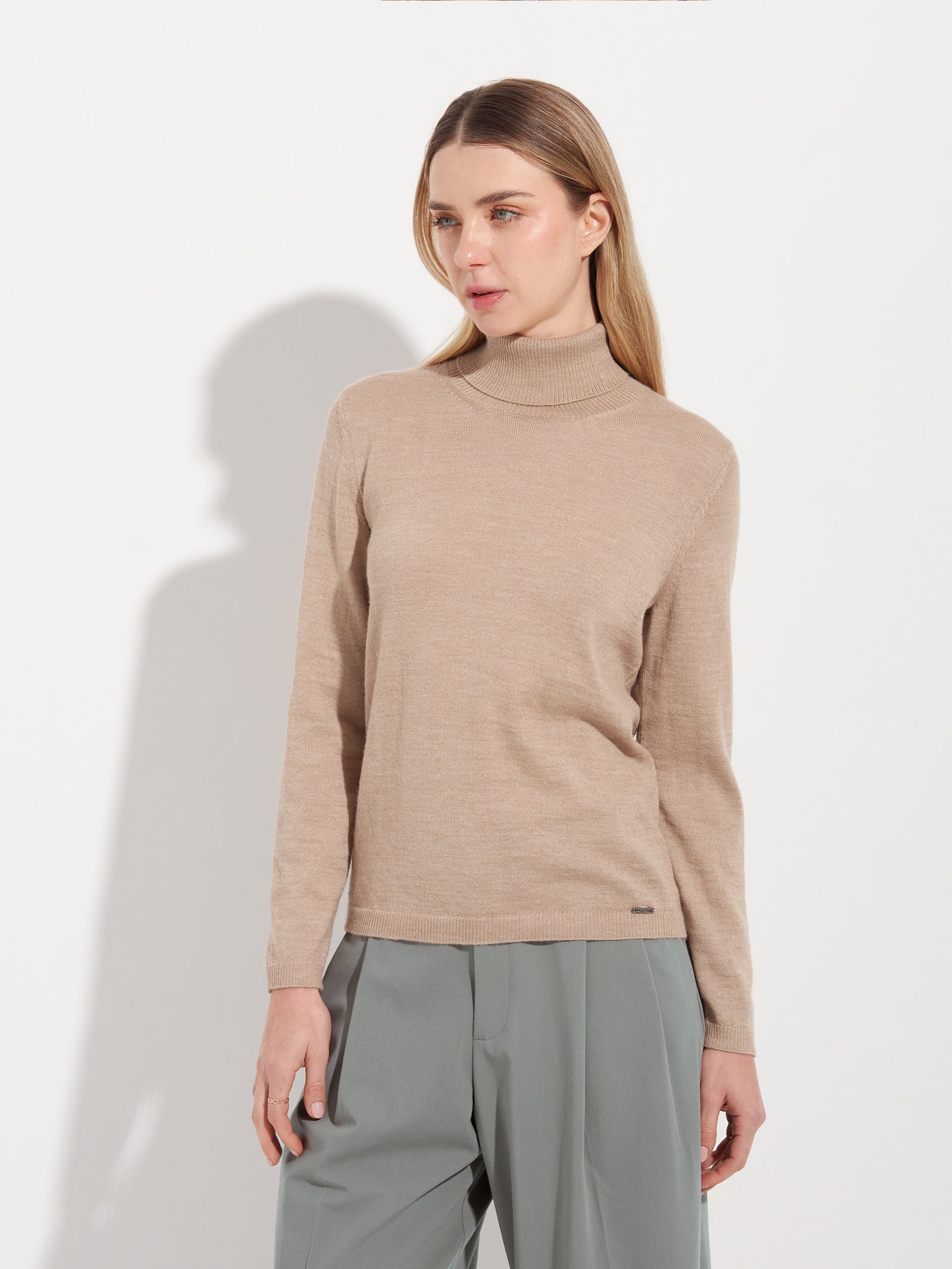 Suéter Ámbar Baby Alpaca Color Beige