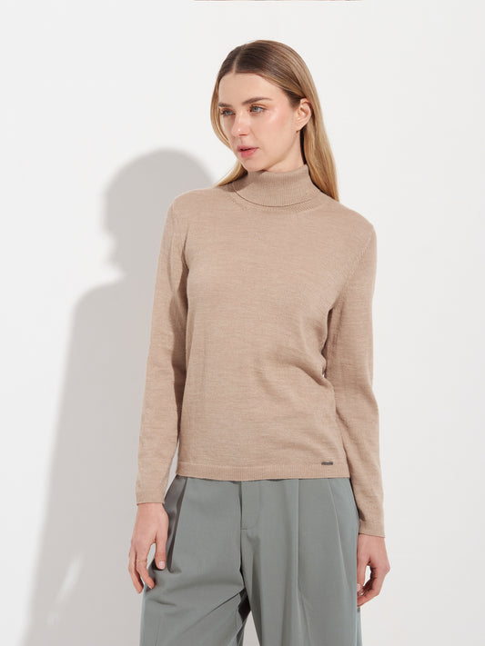 Amber Sweater Baby Alpaca Color Beige