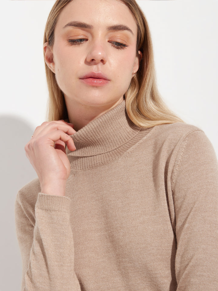 Suéter Ámbar Baby Alpaca Color Beige