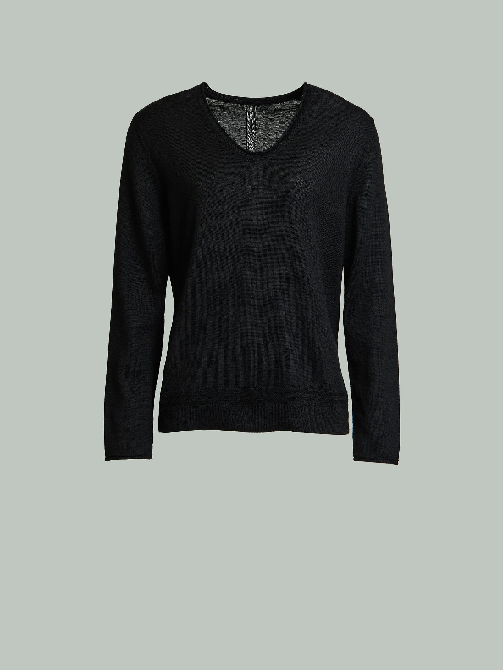 Brisbane Sweater Baby Alpaca Black Color Black
