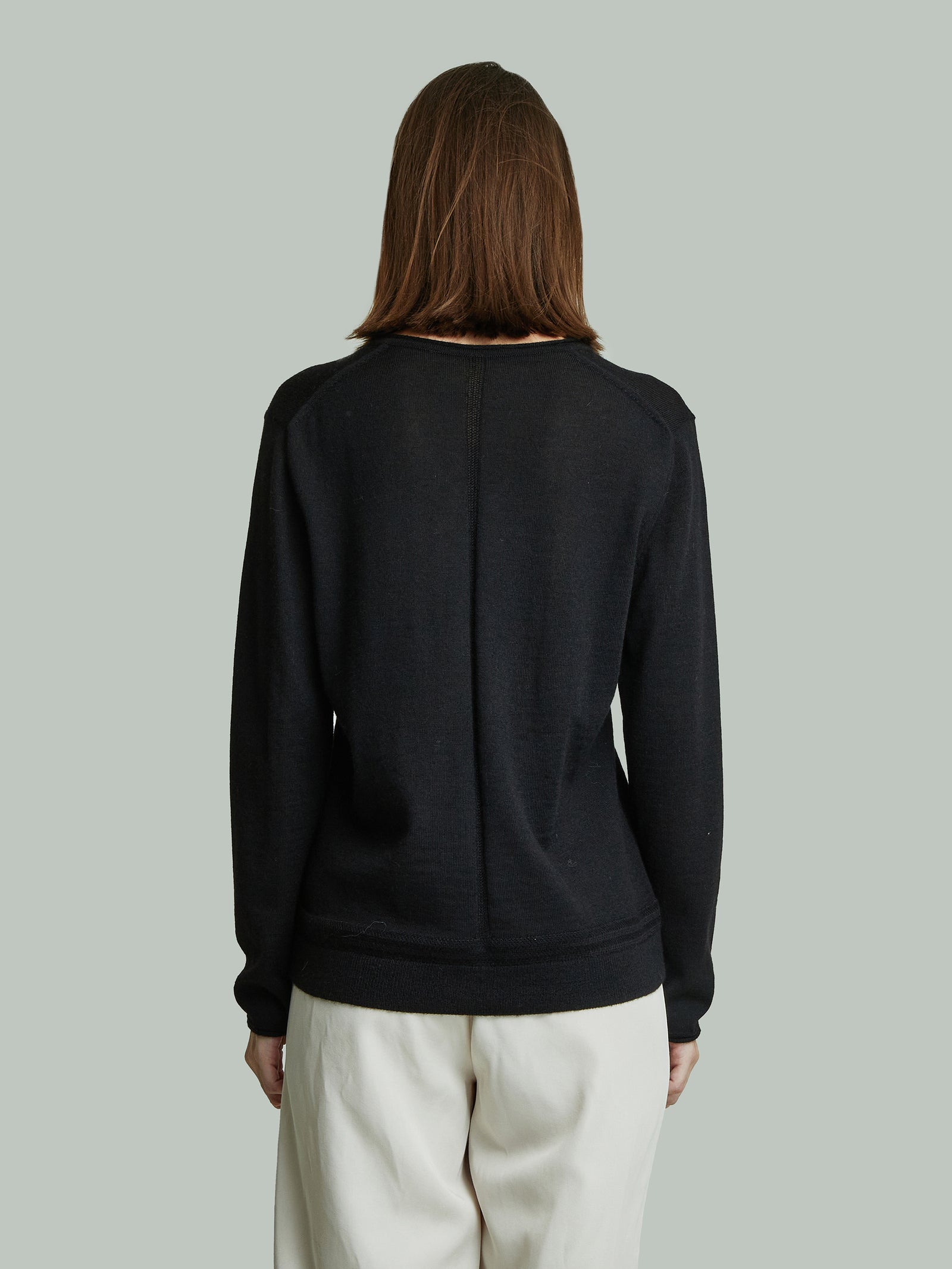 Brisbane Sweater Baby Alpaca Black Color Black