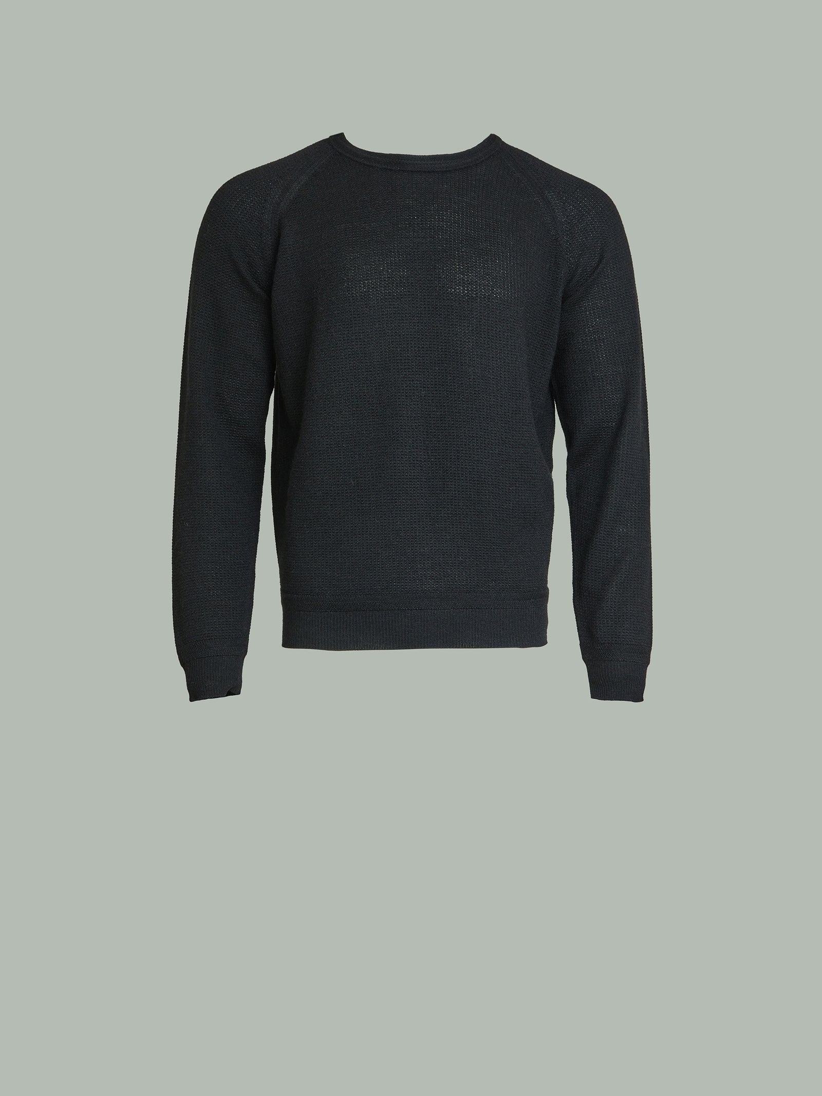 SUÉTER BREAK DE BABY ALPACA BLACK COLOR BLACK
