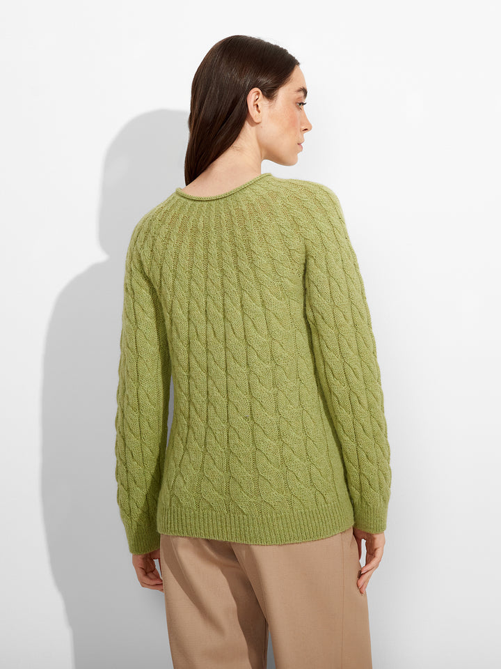 Suéter Zulema Baby Alpaca Color Verde