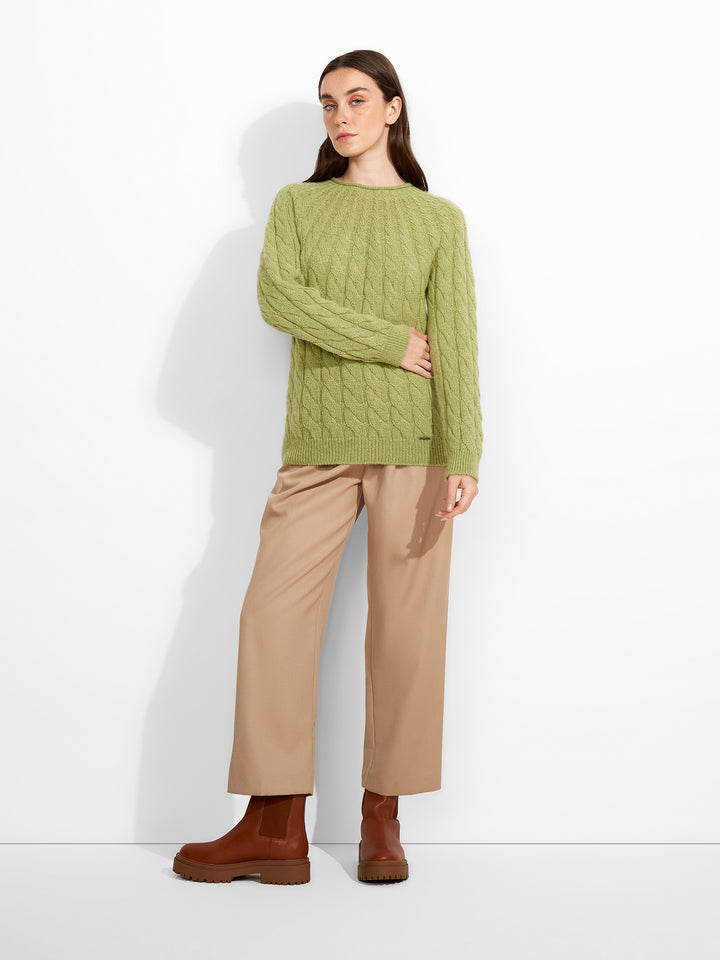 Suéter Zulema Baby Alpaca Color Verde