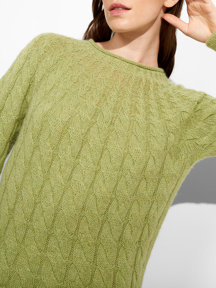 Suéter Zulema Baby Alpaca Color Verde