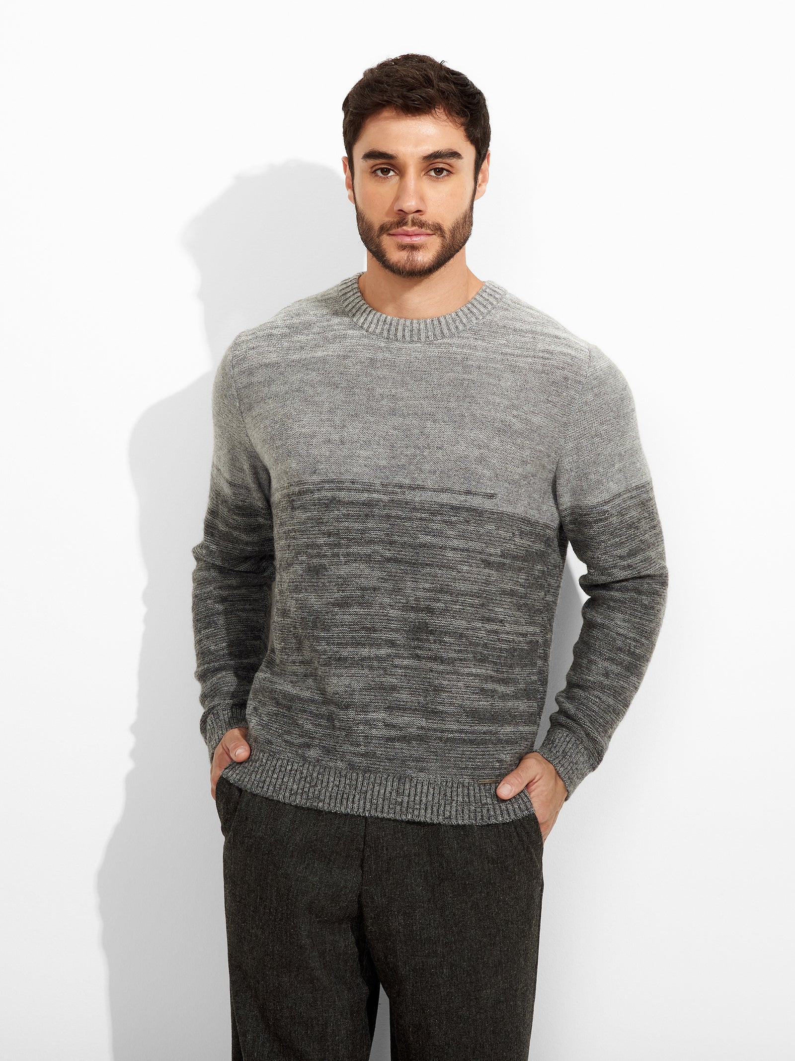 Zodiac Sweater Baby Alpaca Color Grey