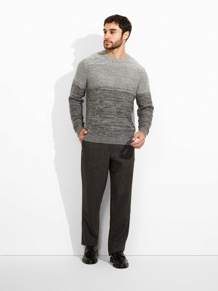 Zodiac Sweater Baby Alpaca Color Grey