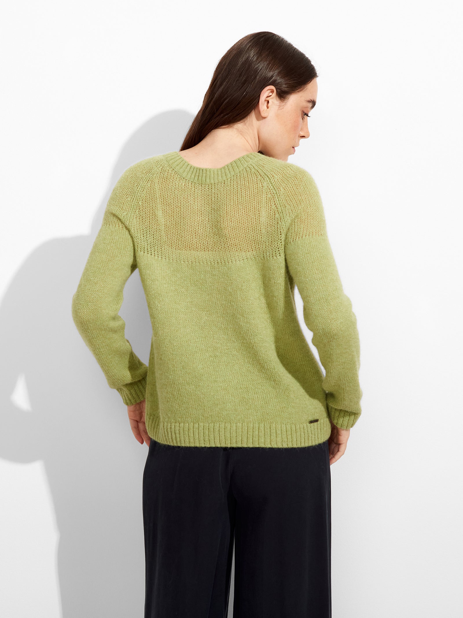 Zabine Cardigan Baby Alpaca Color Green