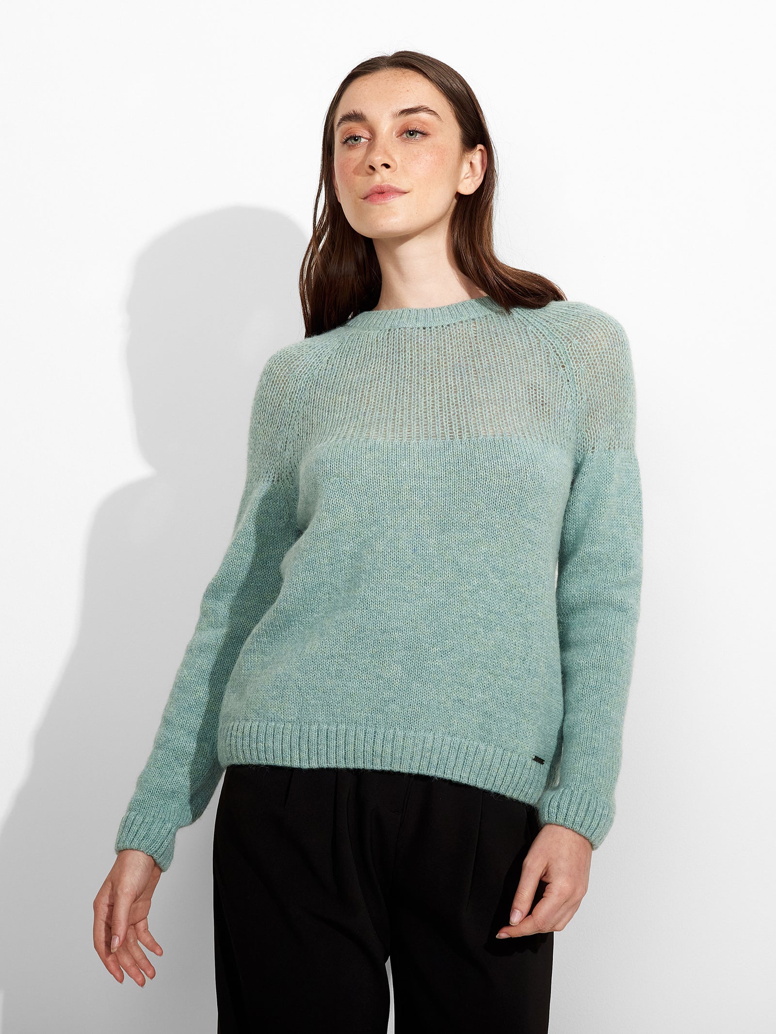 Zabine Cardigan Baby Alpaca Color Ligth Blue