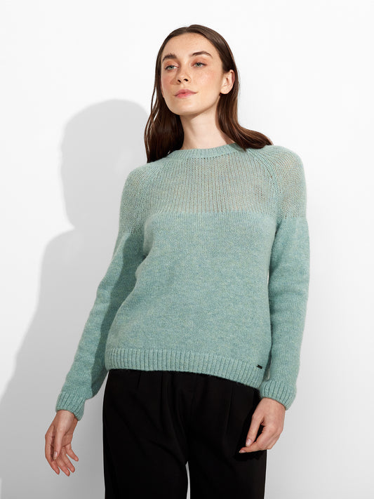 Zabine Cardigan Baby Alpaca Color Ligth Blue