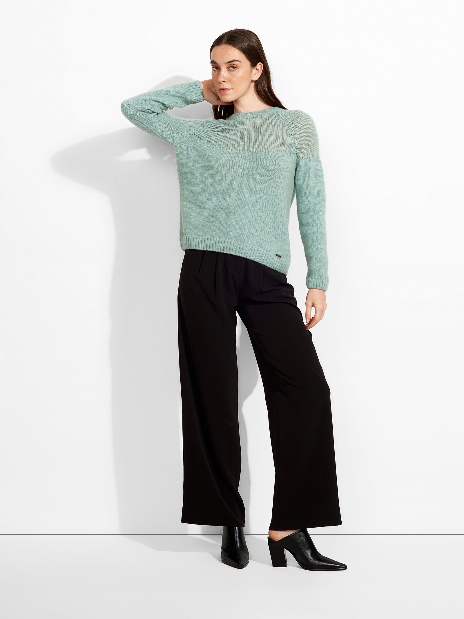 Zabine Cardigan Baby Alpaca Color Ligth Blue