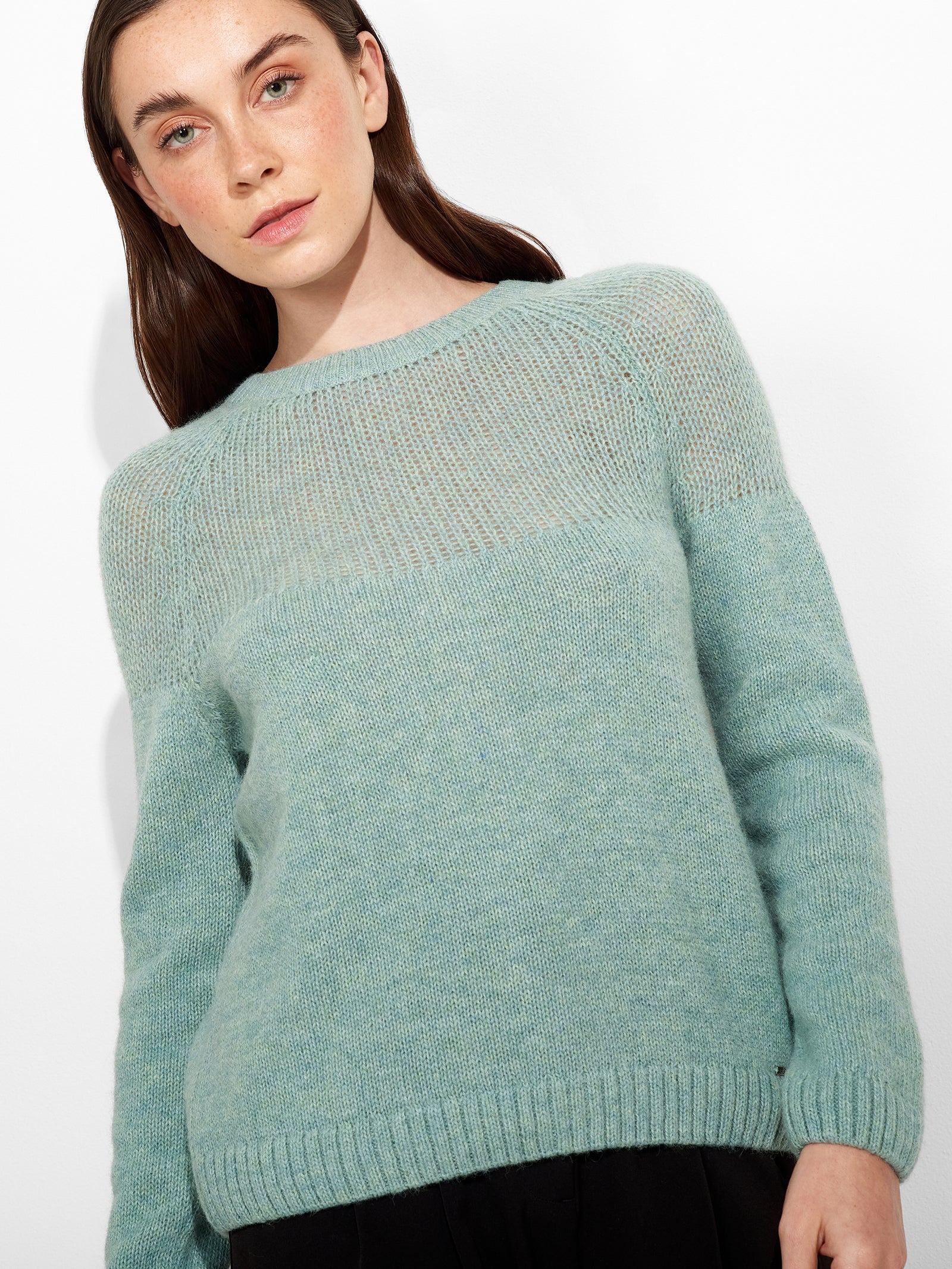 Zabine Cardigan Baby Alpaca Color Ligth Blue