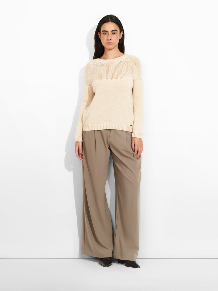 Cárdigan Zabine Baby Alpaca Color Beige