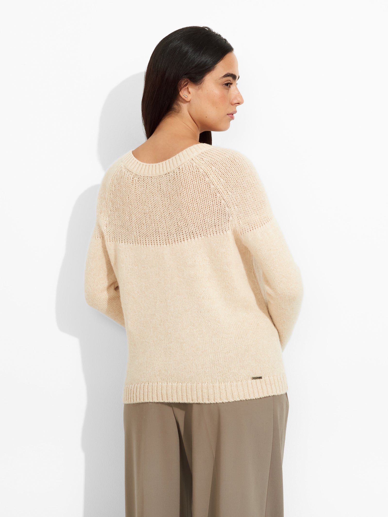 Zabine Cardigan Baby Alpaca Color Beige
