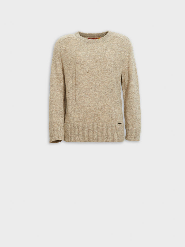 Zia Suéter Baby Alpaca Color Beige