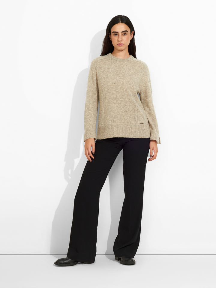 Zia Suéter Baby Alpaca Color Beige