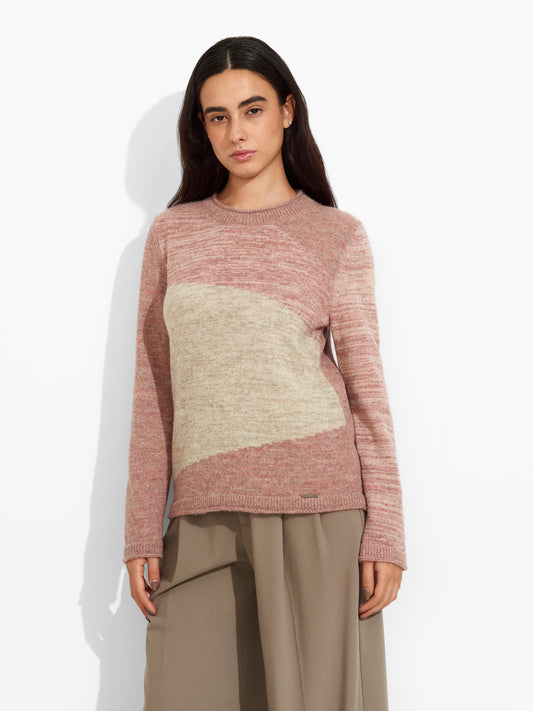 Zoe Sweater Baby Alpaca Color Pink