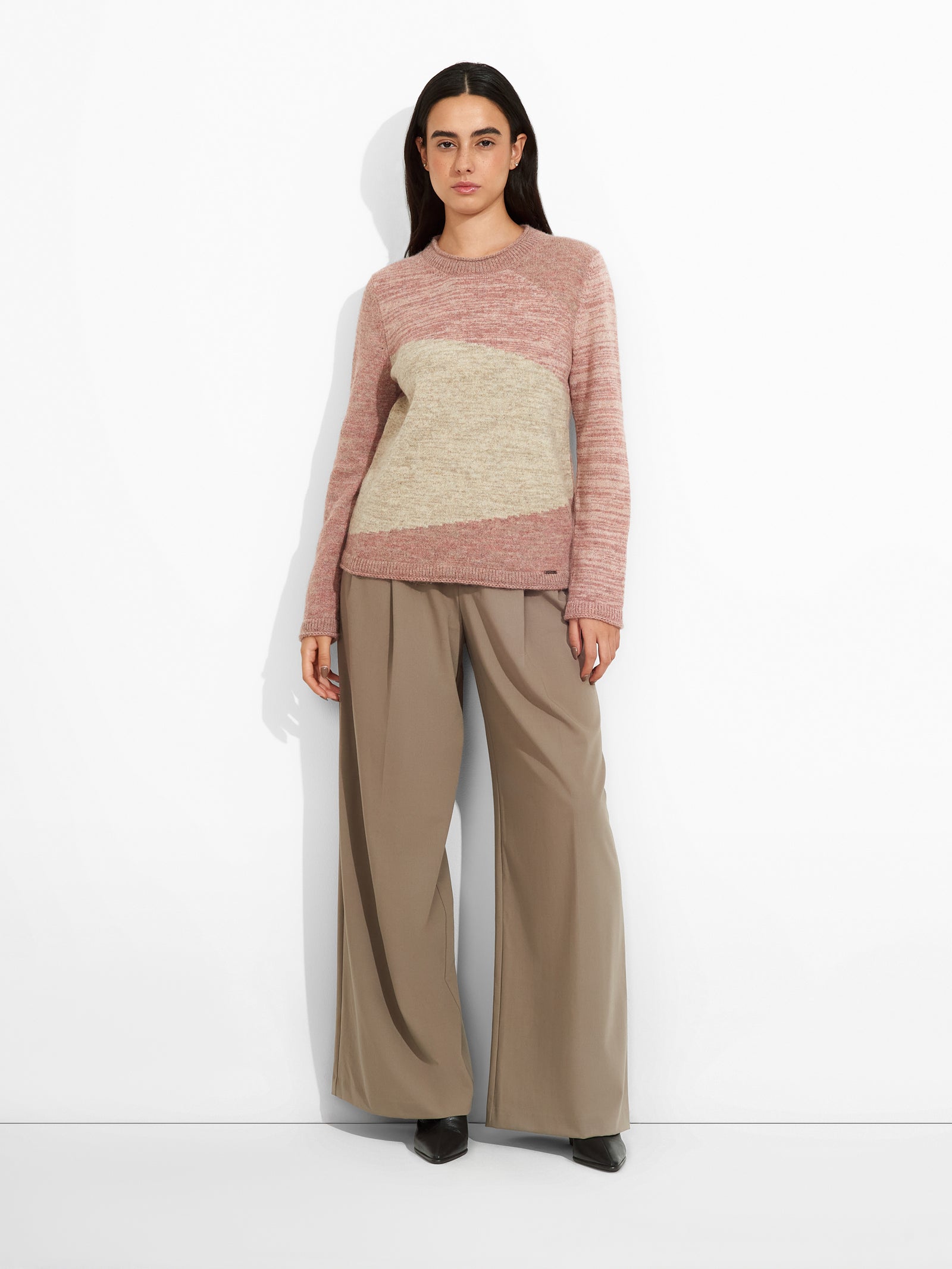 Zoe Sweater Baby Alpaca Color Pink