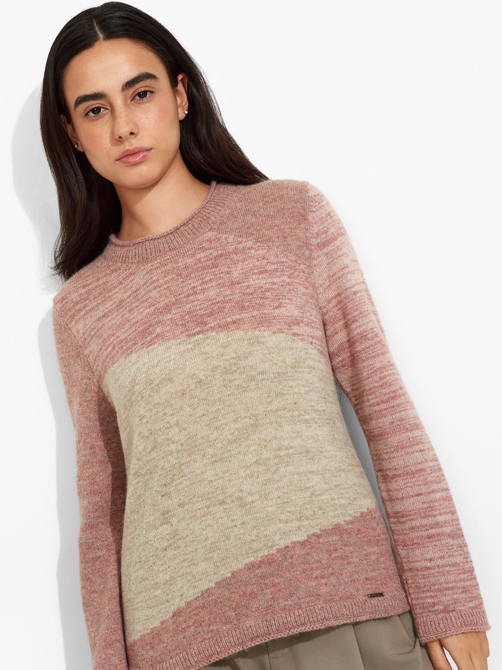 Zoe Sweater Baby Alpaca Color Pink