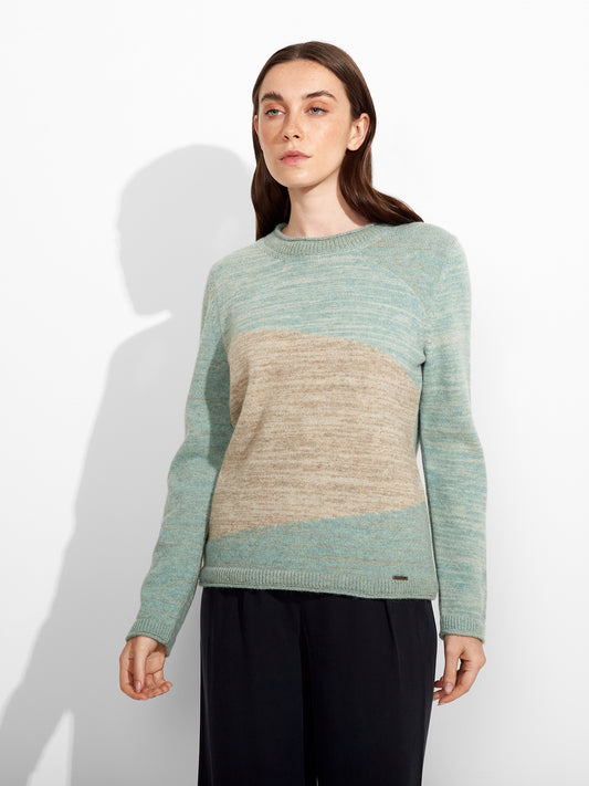 Zoe Sweater Baby Alpaca Color Ligth Blue