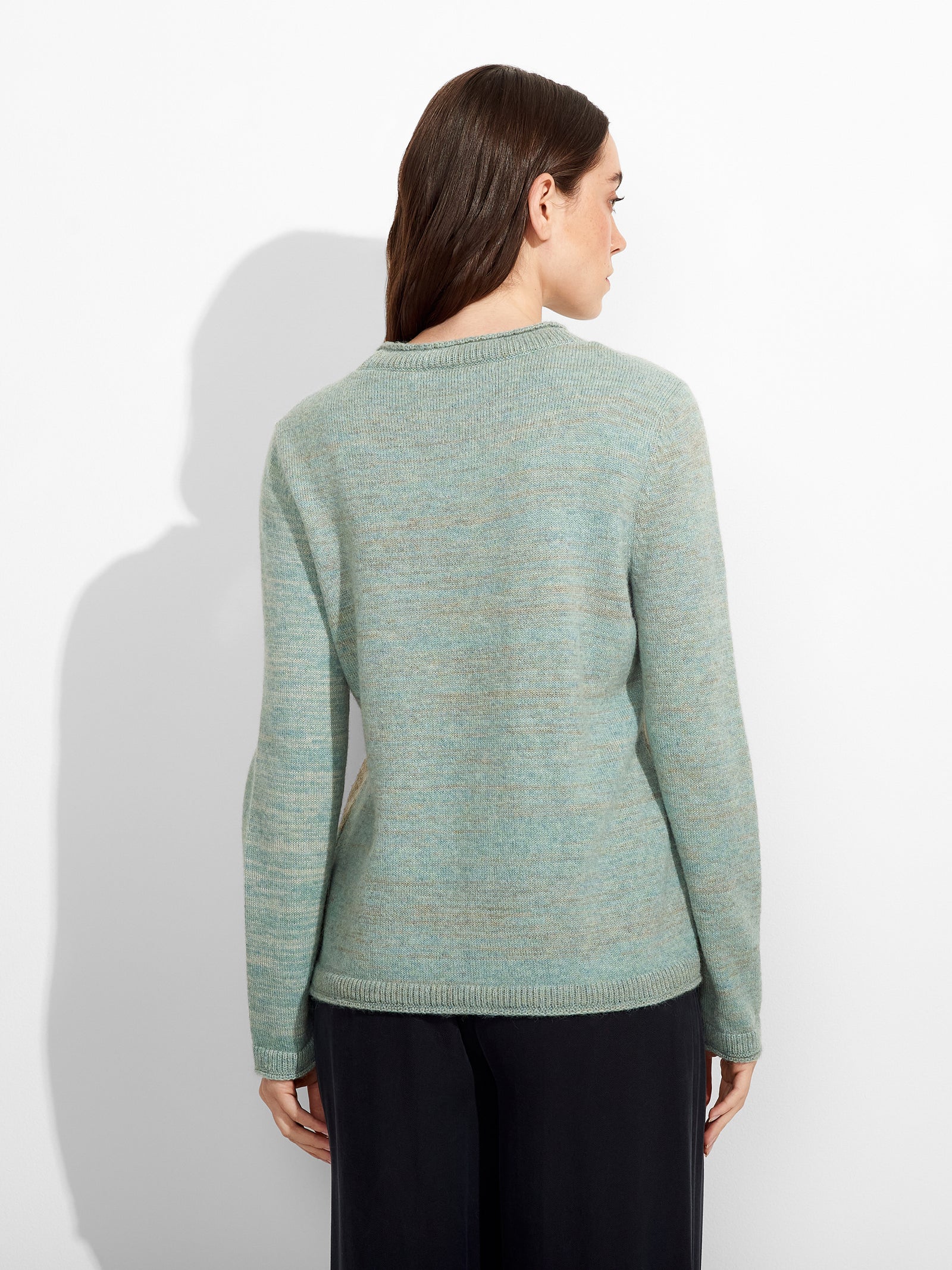 Zoe Sweater Baby Alpaca Color Ligth Blue