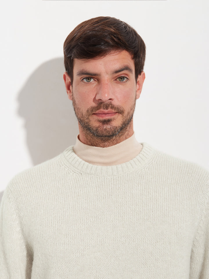Arequipa Suéter de Hombre Baby Alpaca Color Beige