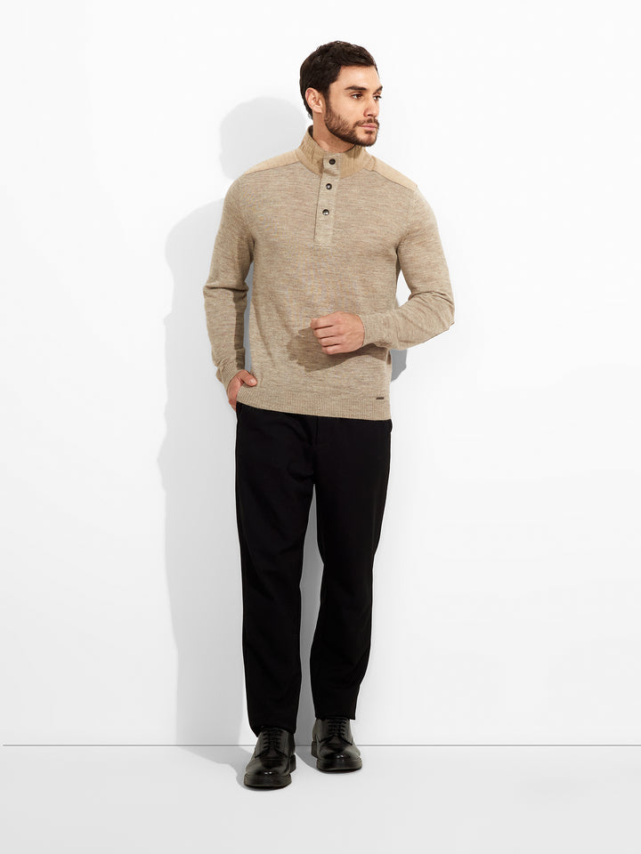Zorba Sweater Baby Alpaca Color Beige