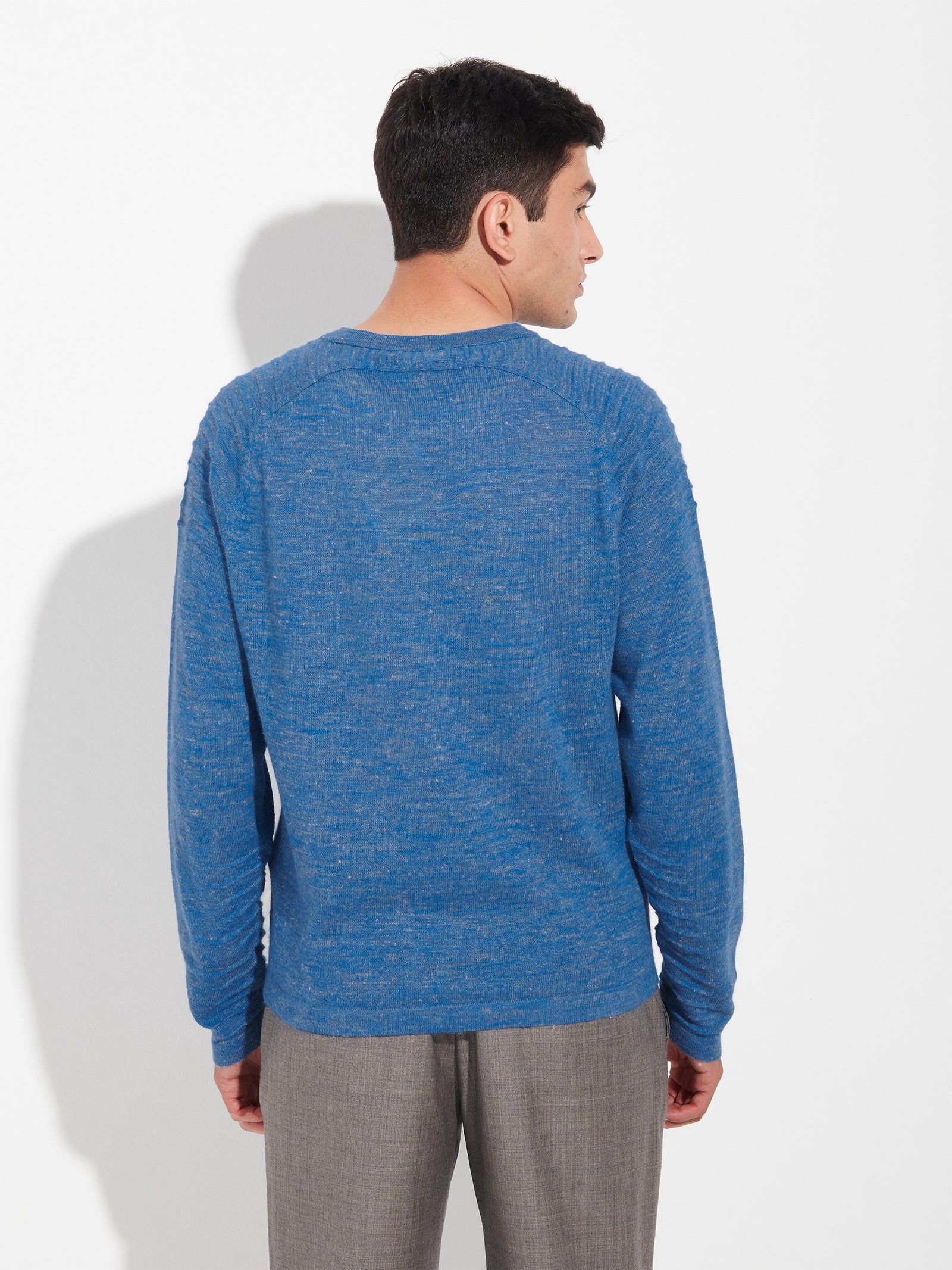 Two Sweaters Baby Alpaca Color Blue