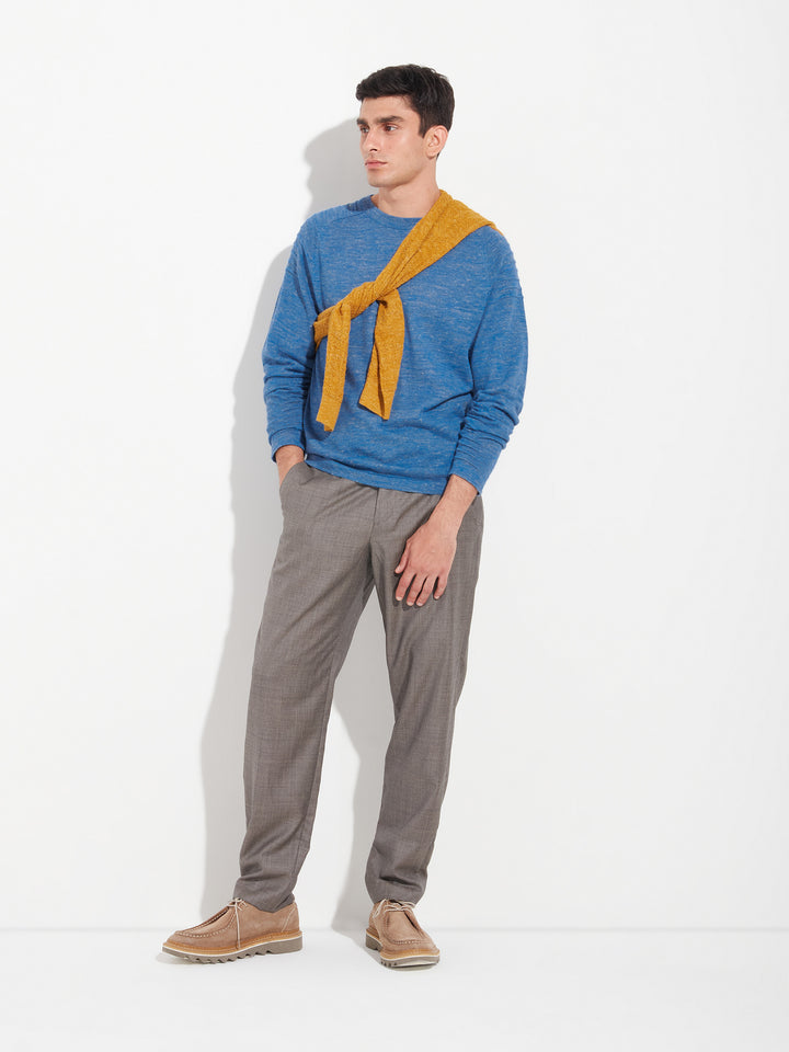 Two Sweaters Baby Alpaca Color Blue