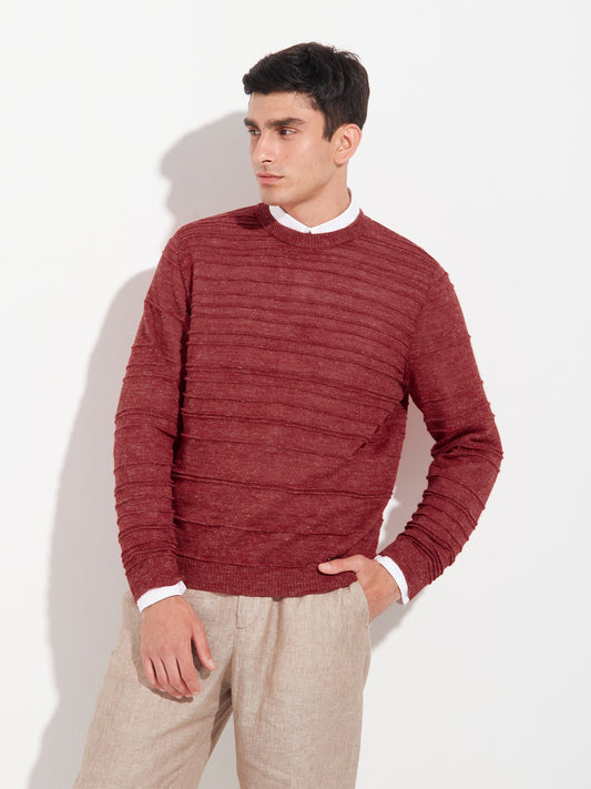 Zidane  Sweater Baby Alpaca Color Red