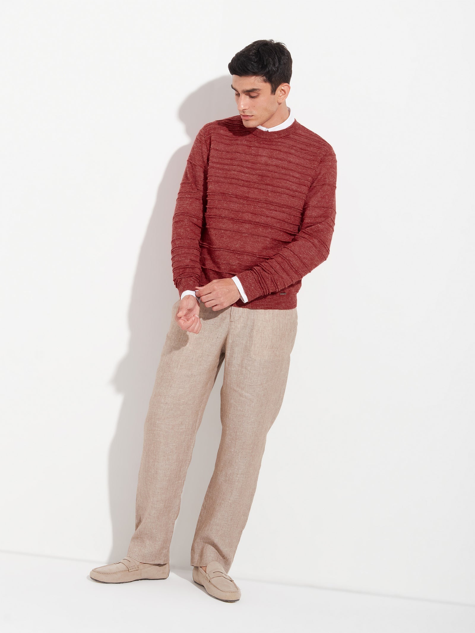 Zidane  Sweater Baby Alpaca Color Red