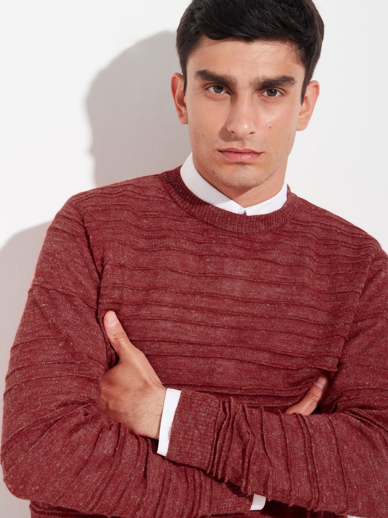 Zidane  Sweater Baby Alpaca Color Red