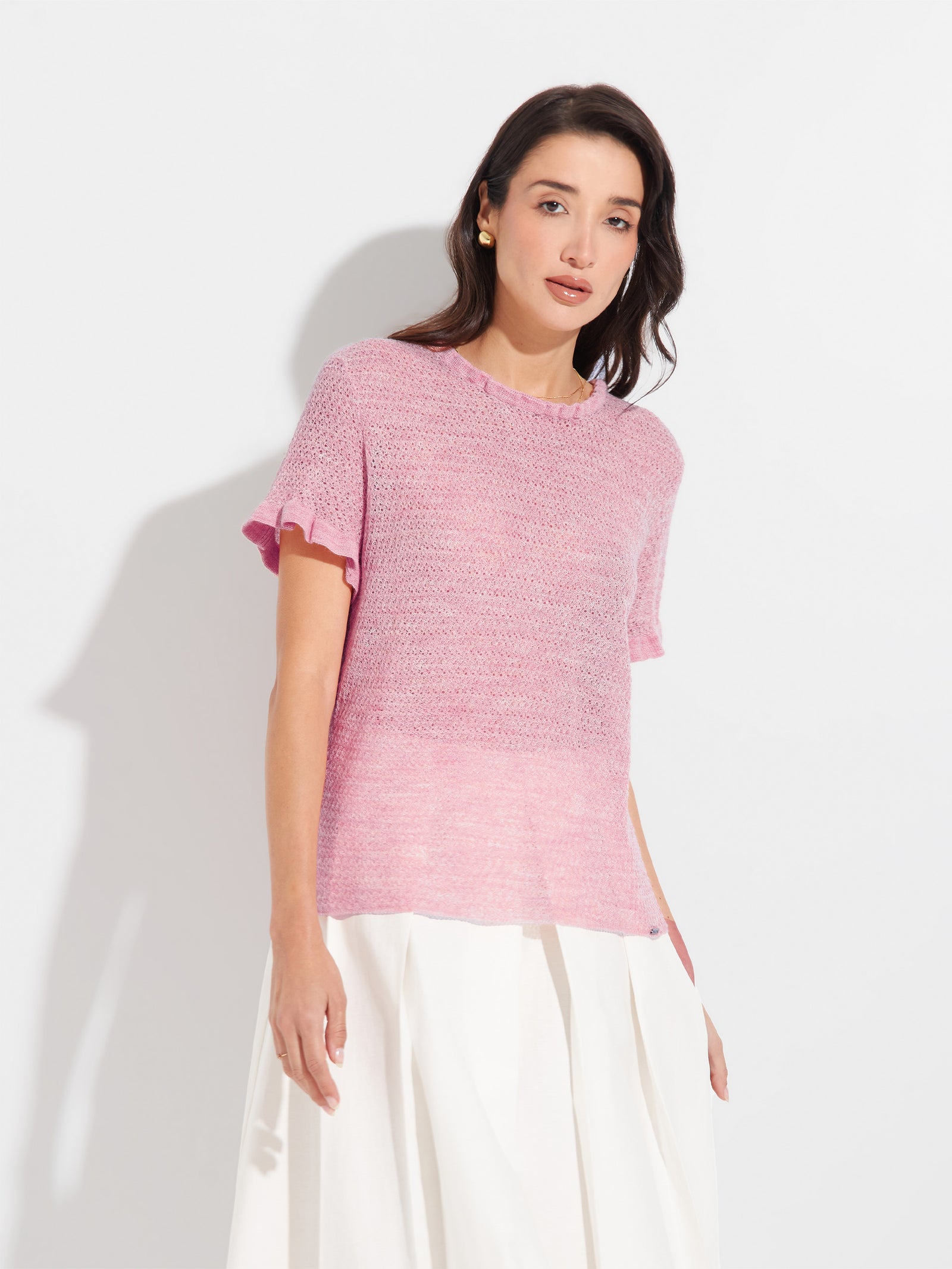 Camiseta Zaeta Baby Alpaca Color Rosa
