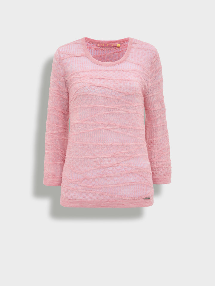 Suéter Zample para Bebé Alpaca Color Rosa