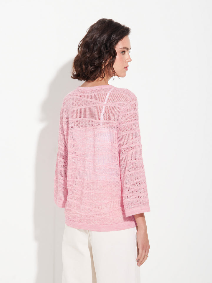 Suéter Zample para Bebé Alpaca Color Rosa