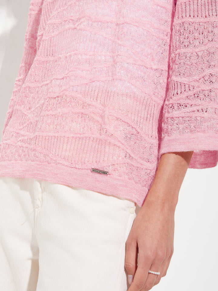 Suéter Zample para Bebé Alpaca Color Rosa