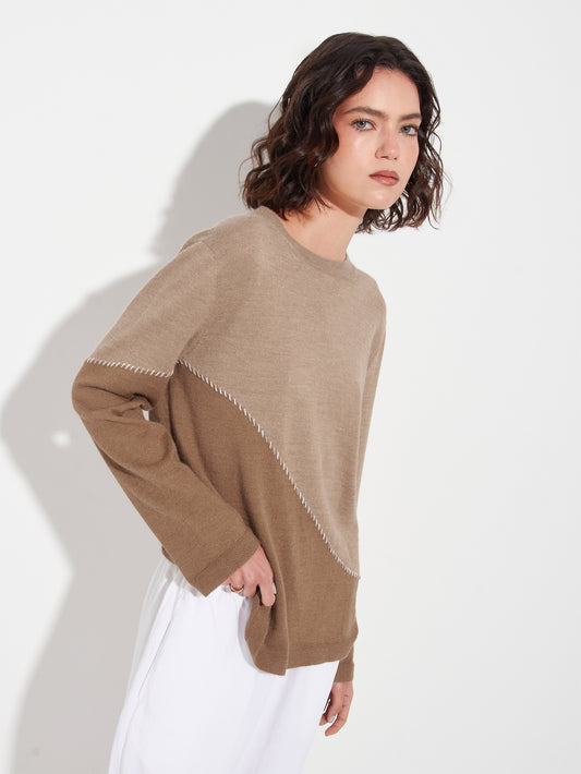 Basilea Sweater Baby Alpaca Color Camel